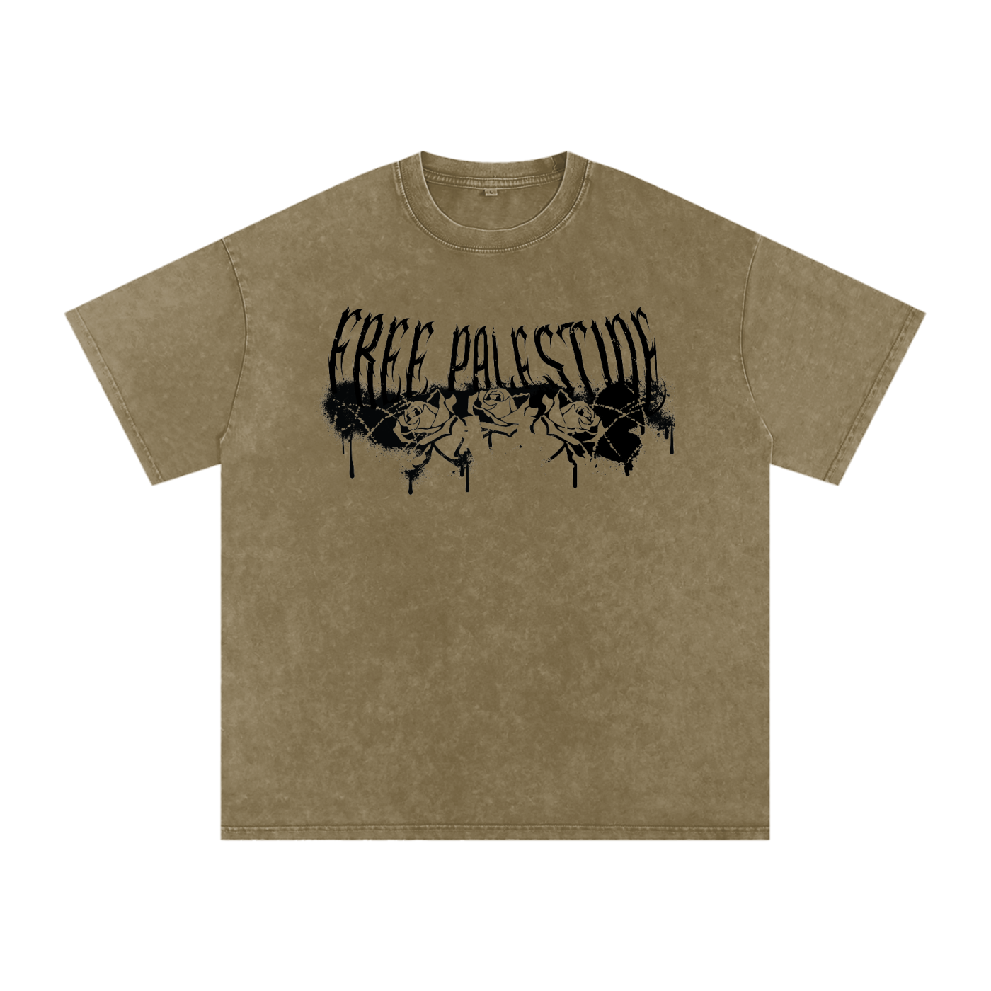 Acid Wash Oversize T-Shirt - 250 GSM