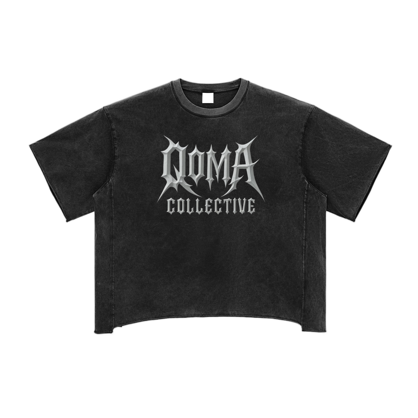 Raw Edge Snow Washed Boxy T-Shirt