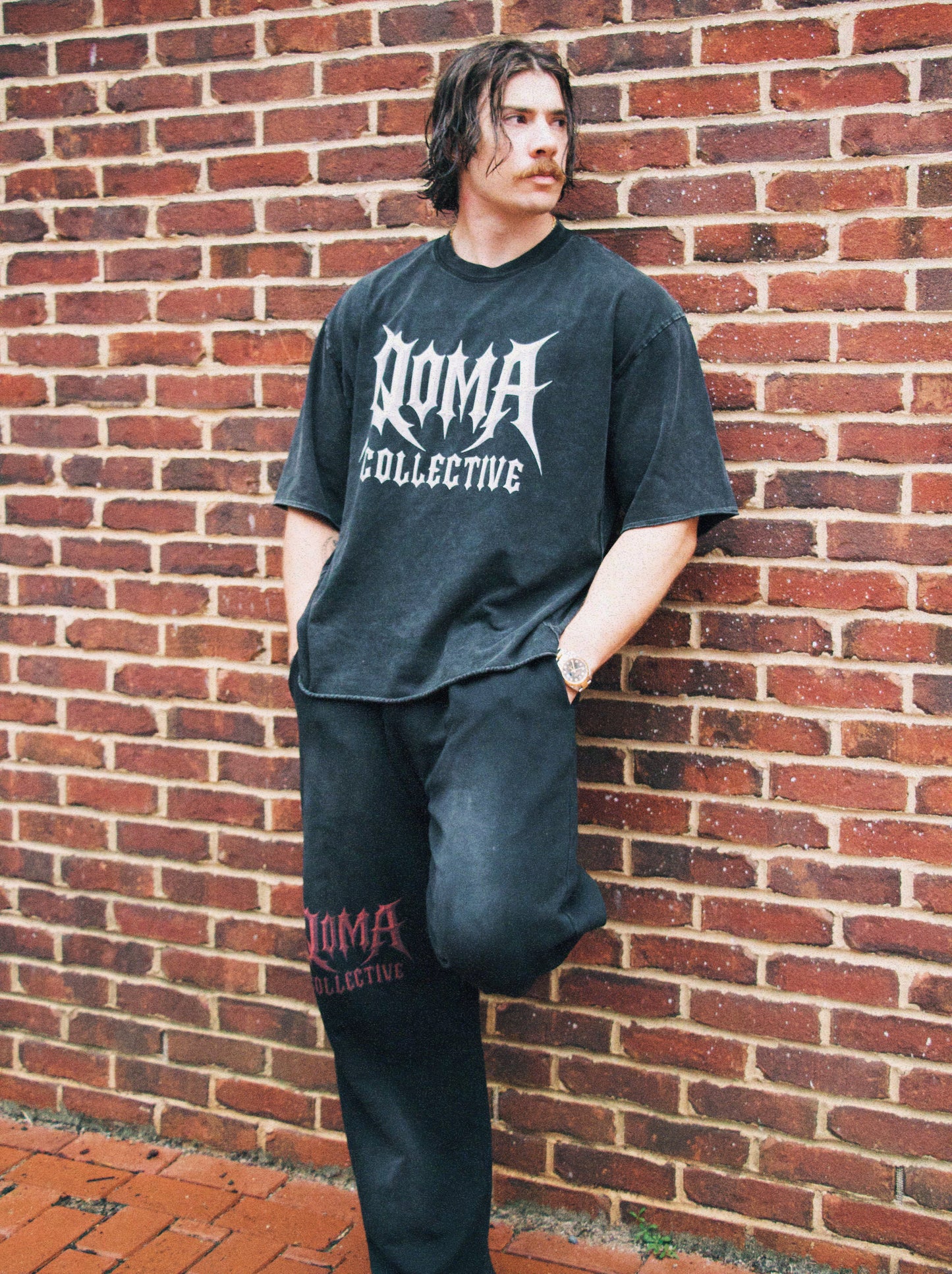 Raw Edge Snow Washed Boxy T-Shirt