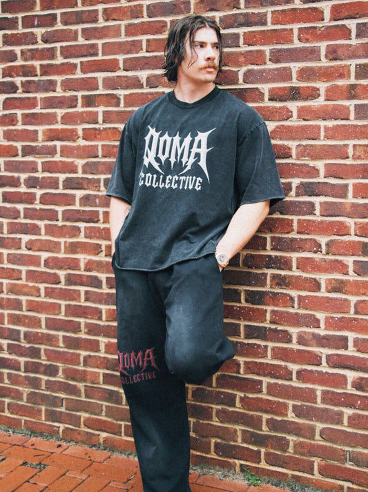 Raw Edge Snow Washed Boxy T-Shirt