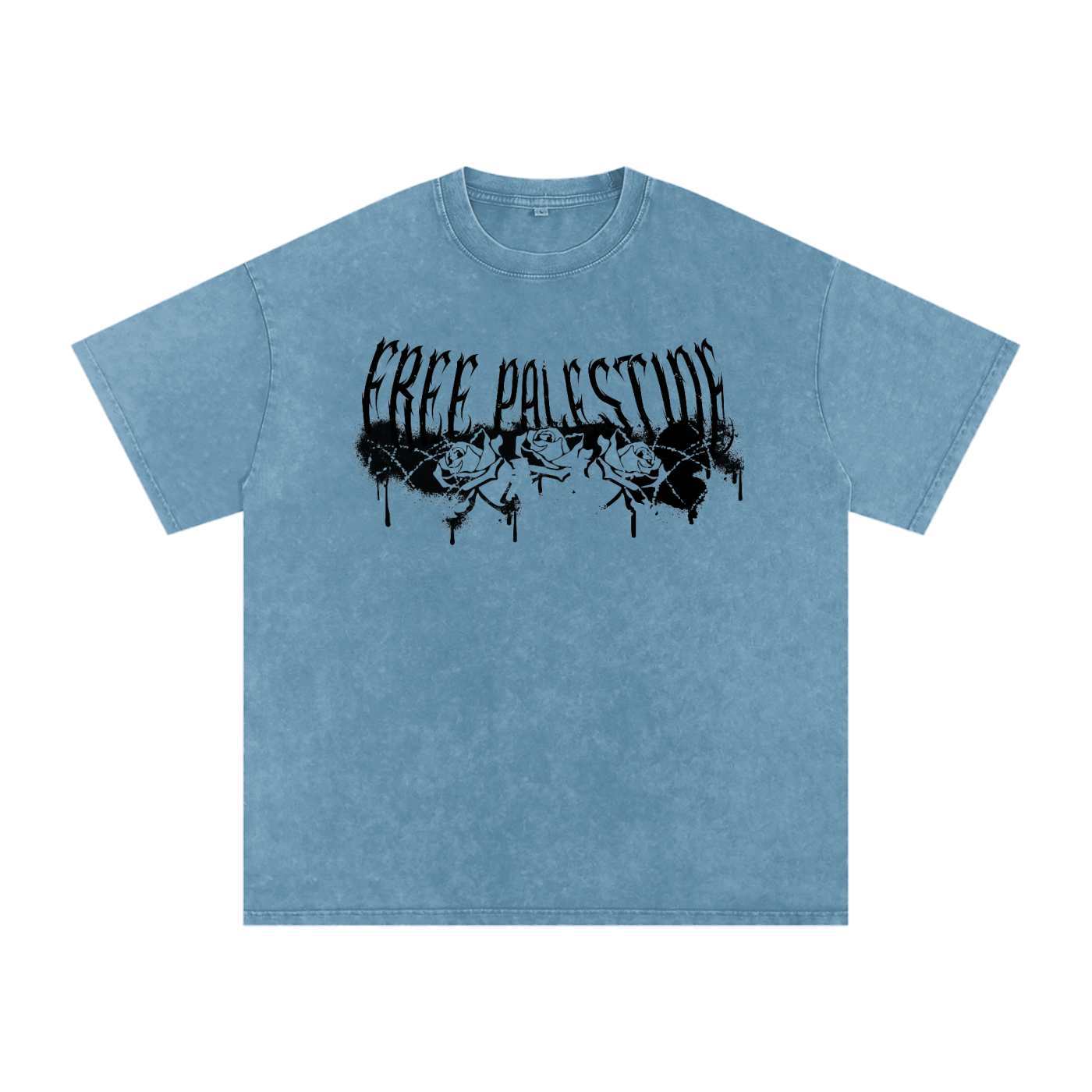 Acid Wash Oversize T-Shirt - 250 GSM