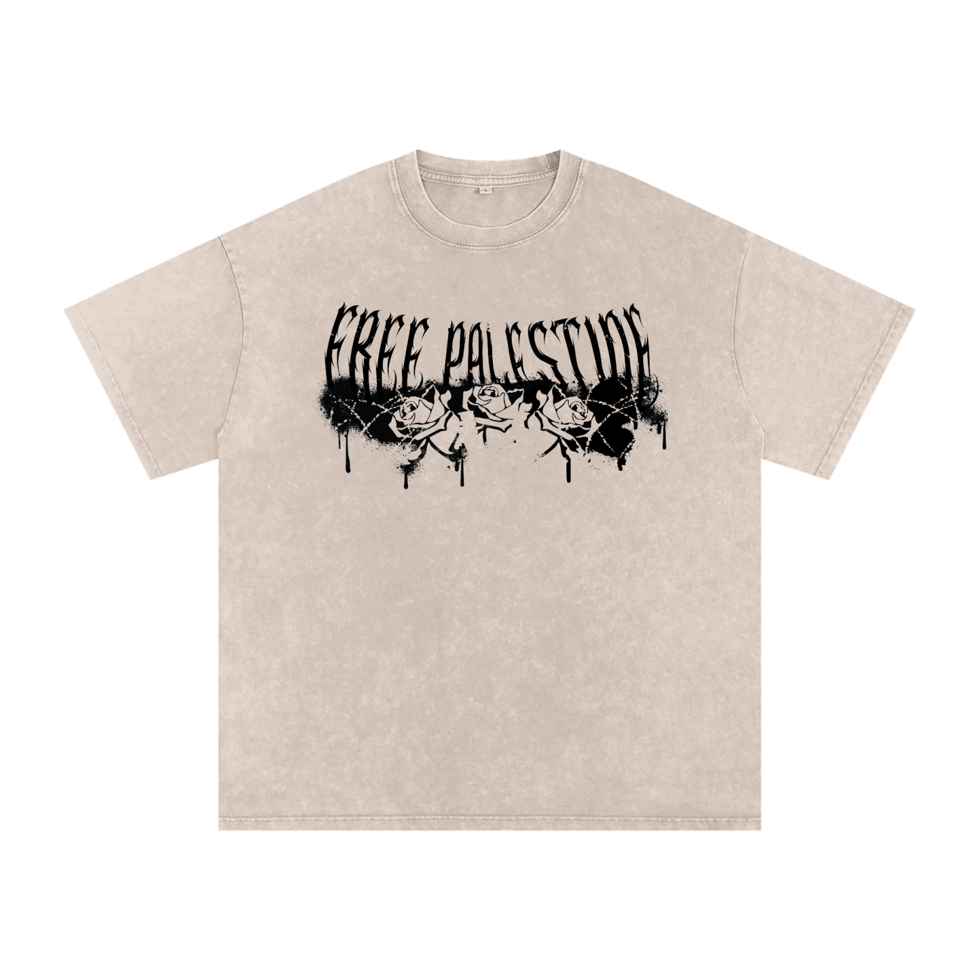 Acid Wash Oversize T-Shirt - 250 GSM