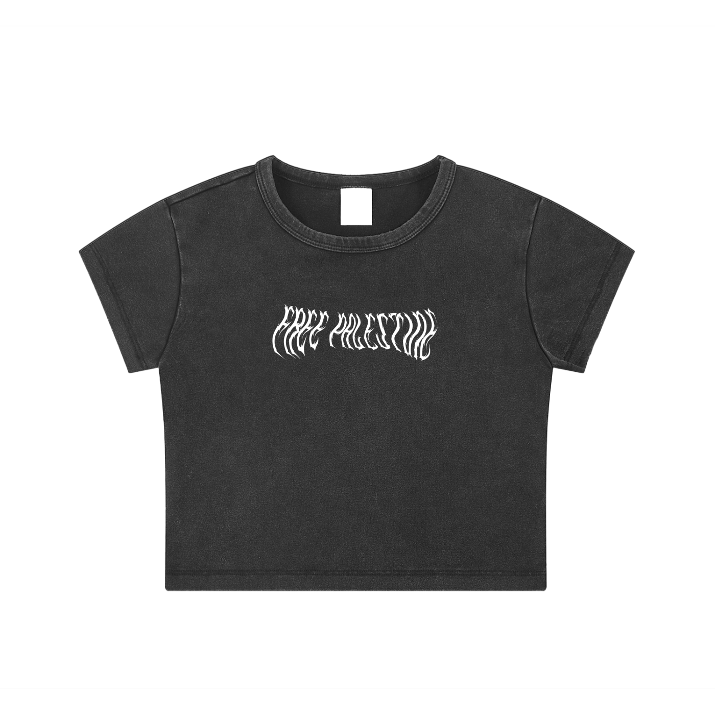 Snow Washed Crop Top