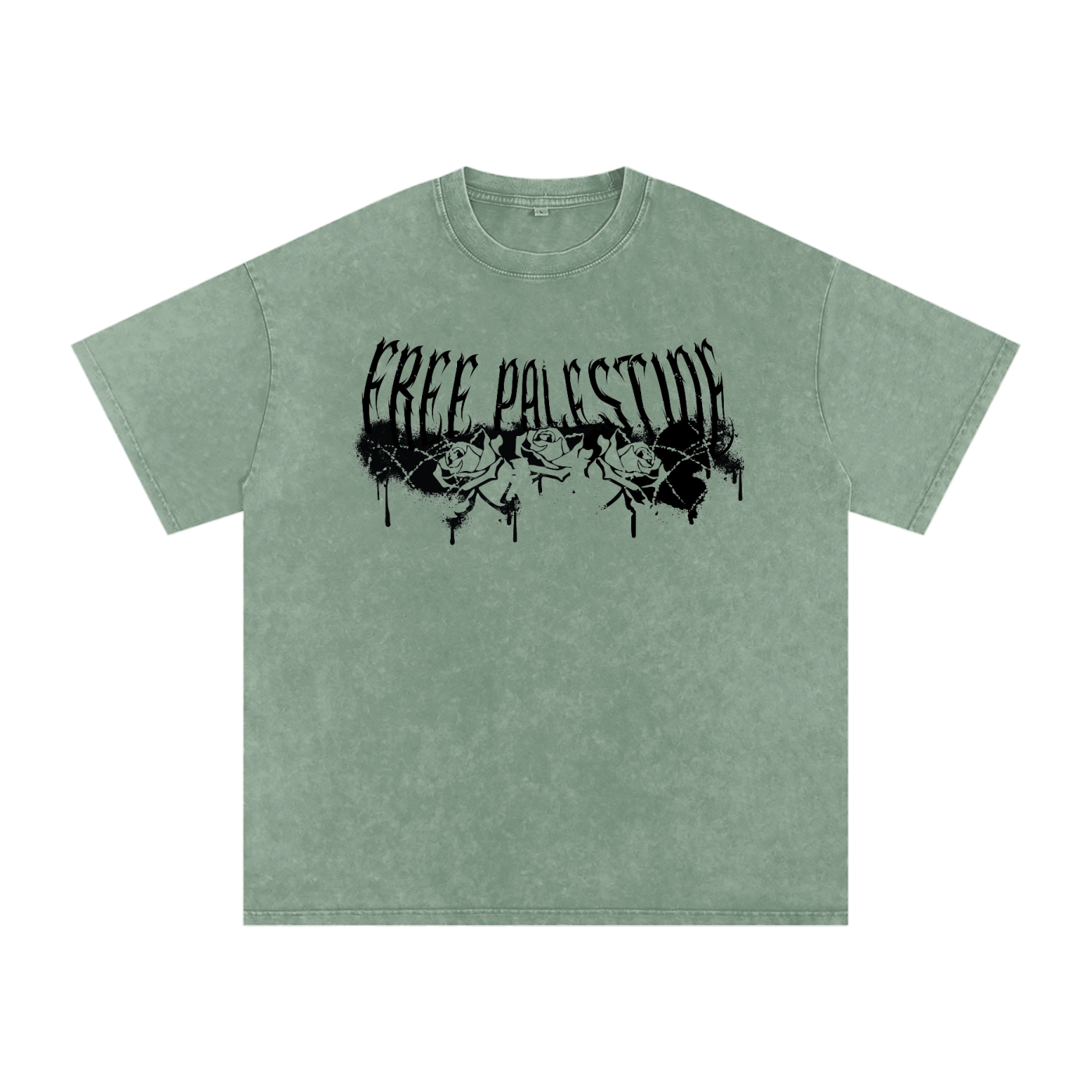 Acid Wash Oversize T-Shirt - 250 GSM