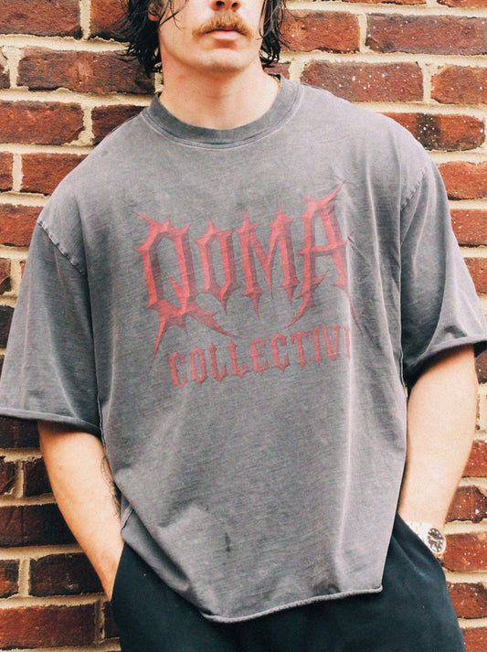 Raw Edge Snow Washed Boxy T-Shirt
