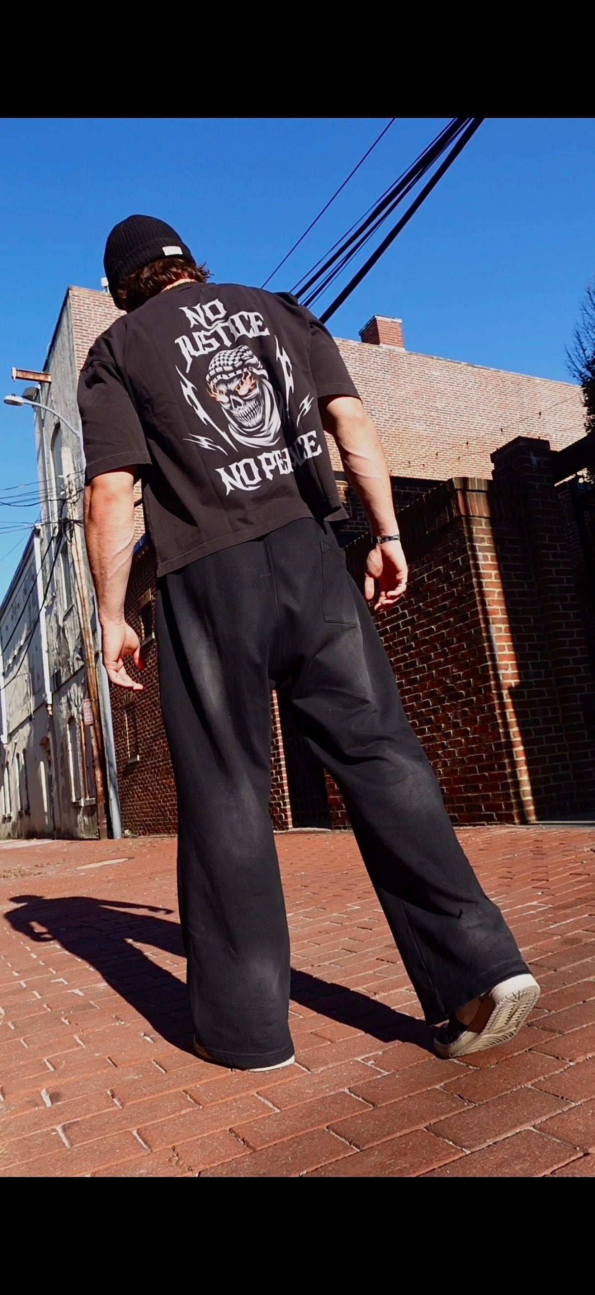 QOMA Collective Pure Cotton Monkey Wash Loose-Fit Sweatpants