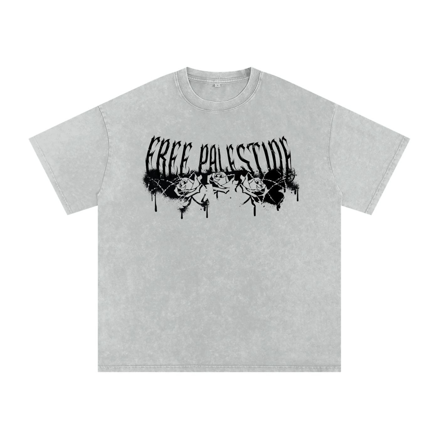 Acid Wash Oversize T-Shirt - 250 GSM